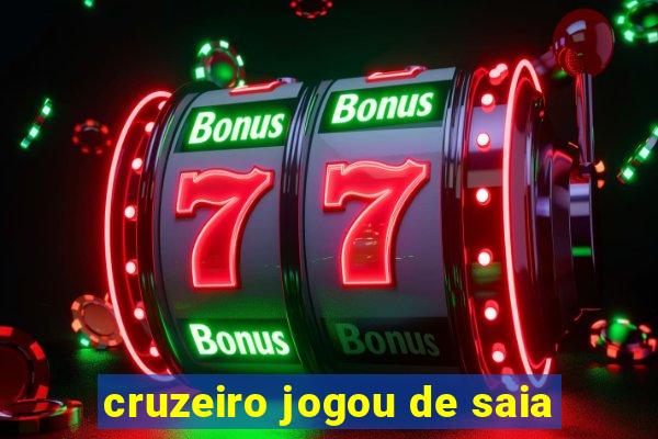 cruzeiro jogou de saia